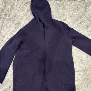 Navy blue Lululemon long jacket